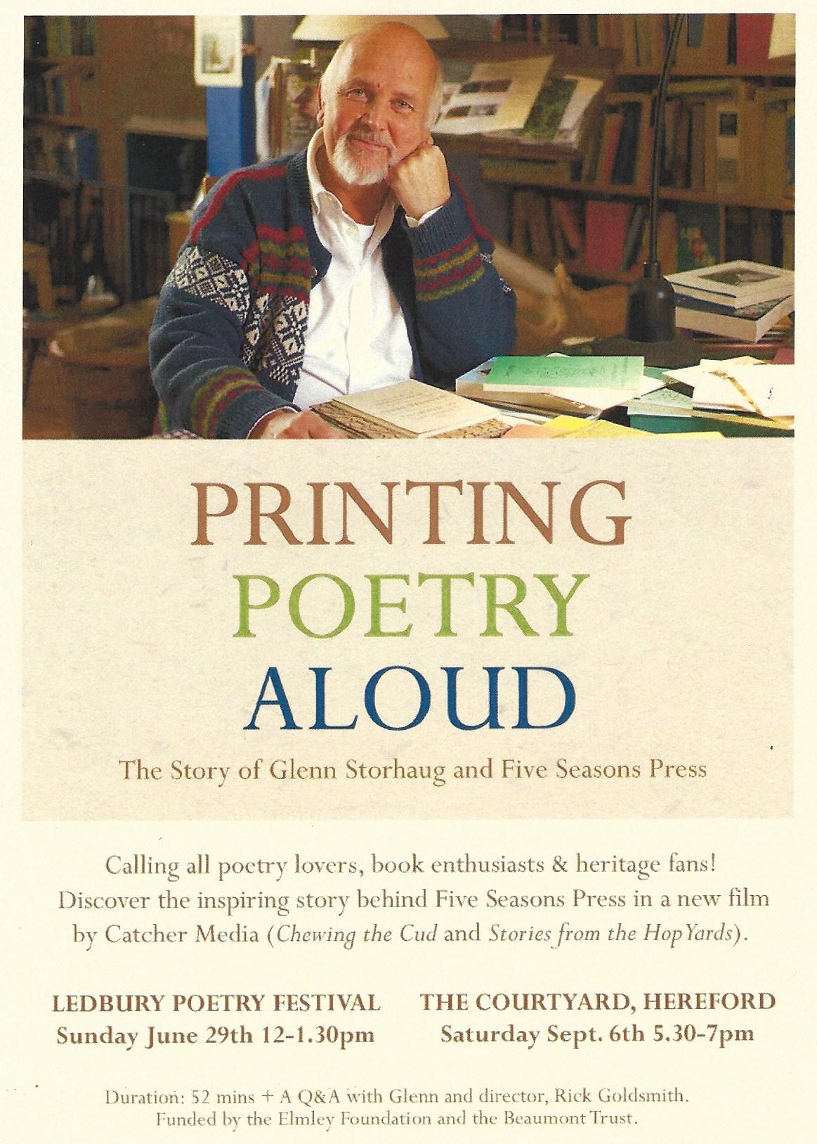 Printing Poetry Aloud