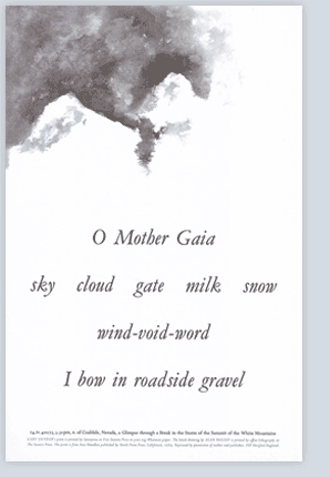 O Mother Gaia by Gary Snyder